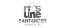Logo Santander nos UNE