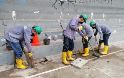 EMPAS realizó limpieza de sumideros en el barrio González Chaparro de Floridablanca