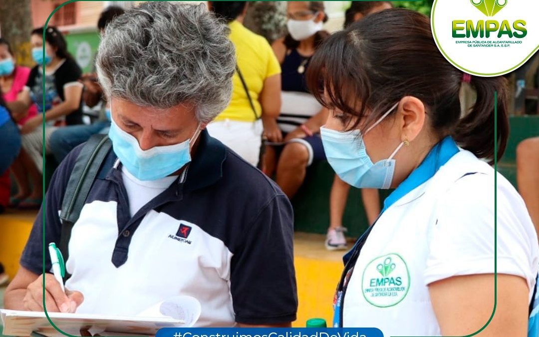 Grata jornada EMPAS Comunitario y Participativo con los habitantes de las Comunas 8 y 6 de Bucaramanga