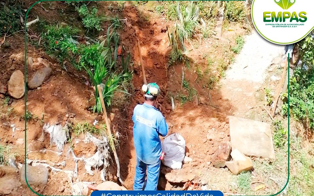 A buen ritmo avanza optimización de sistema de alcantarillado en zona Norte de Bucaramanga
