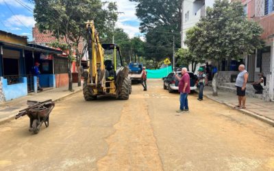 EMPAS inició pavimentación en barrio Santander