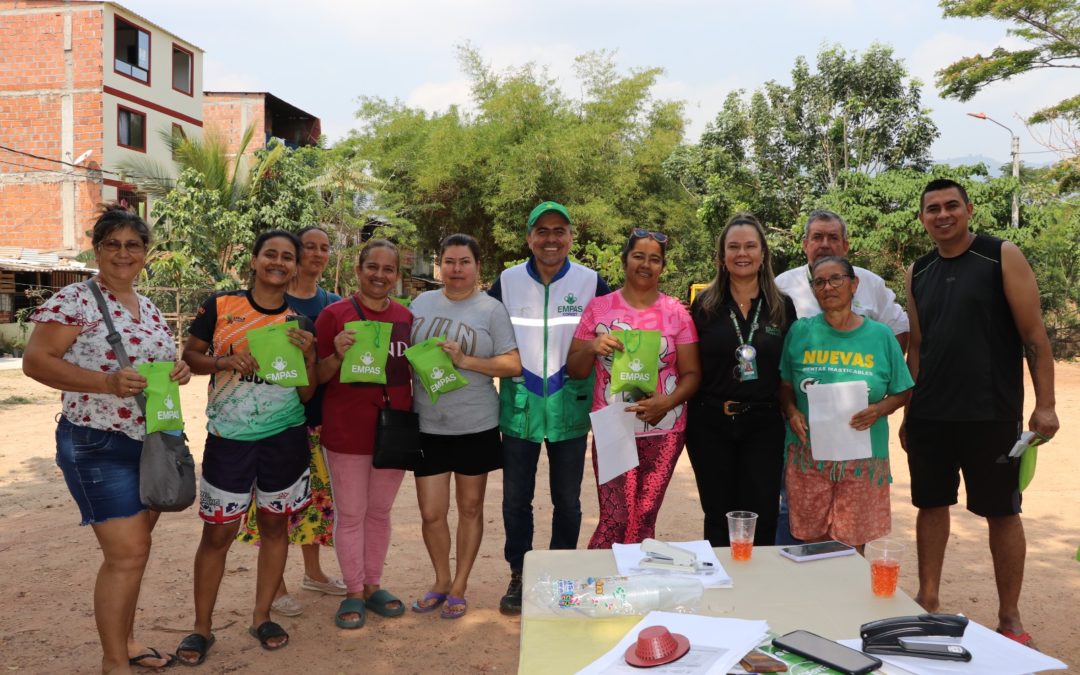 Habitantes del barrio Almenares le dijeron sí al saneamiento básico