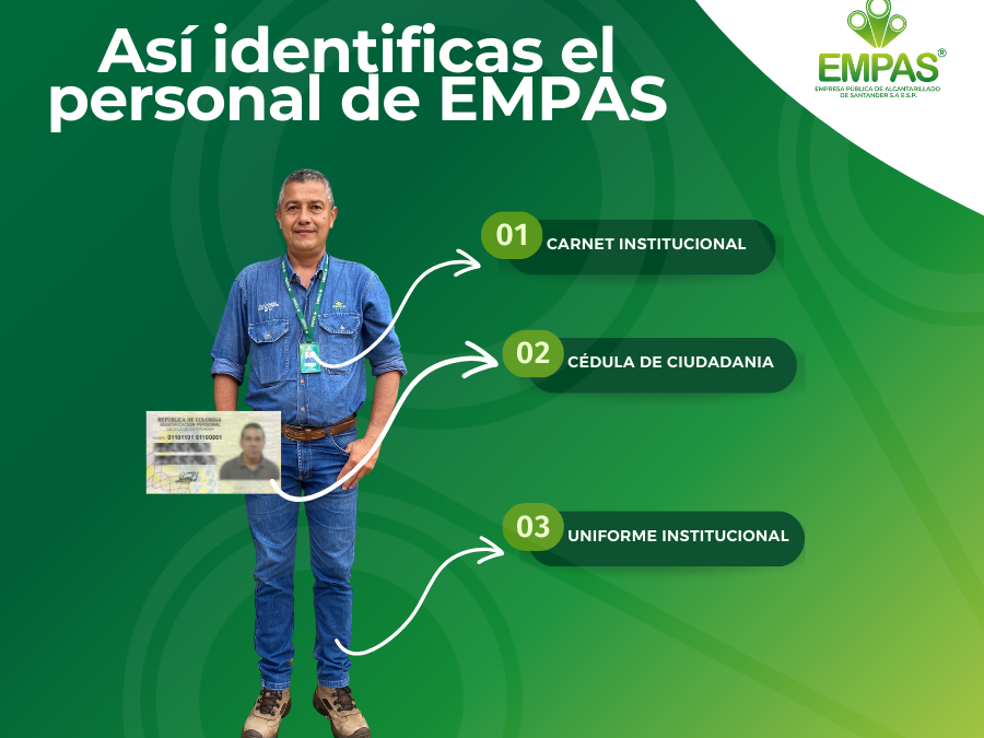 ¡Atención! Verifique siempre: Solo servidores oficiales de EMPAS