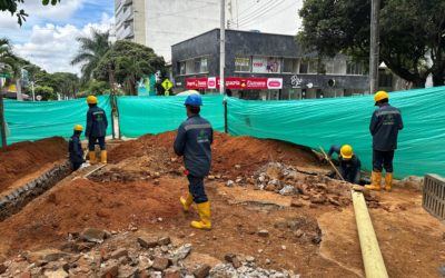  Avanza optimización de redes de alcantarillado en la carrera 35 de Bucaramanga