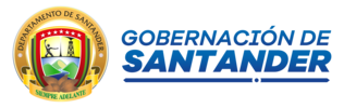 Logo gobernación de santander
